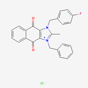 molecular formula C26H20ClFN2O2 B8256910 cRIPGBM chloride 