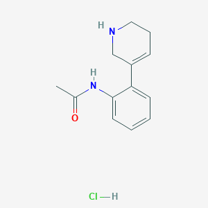 molecular formula C13H17ClN2O B8256989 N-(2-(1,2,5,6-tetrahydropyridin-3-yl)phenyl)acetamide hydrochloride 