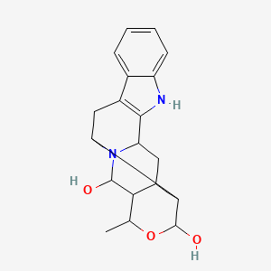 molecular formula C19H22N2O3 B8257846 Rauvovertine A 