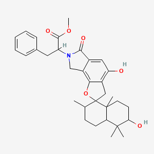 molecular formula C33H41NO6 B8257881 Stachartin E 