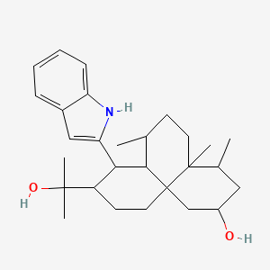 molecular formula C28H41NO2 B8257917 10,11-Dihydro-24-hydroxyaflavinine 