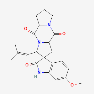 molecular formula C22H25N3O4 B8257919 spirotryprostatin A 