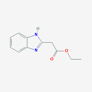 molecular formula C11H12N2O2 B082581 (1H-Benzoimidazol-2-yl)-acetic acid ethyl ester CAS No. 14741-71-0