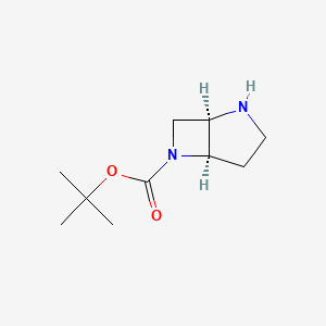 molecular formula C10H18N2O2 B8258248 tert-butyl (1R,5R)-2,6-diazabicyclo[3.2.0]heptane-6-carboxylate 