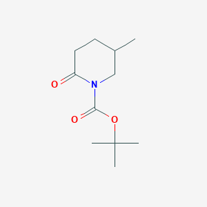 molecular formula C11H19NO3 B8258260 Tert-butyl 5-methyl-2-oxopiperidine-1-carboxylate 