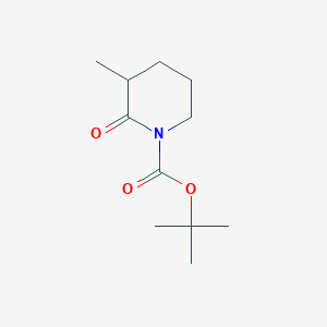 molecular formula C11H19NO3 B8258261 Tert-butyl 3-methyl-2-oxopiperidine-1-carboxylate 