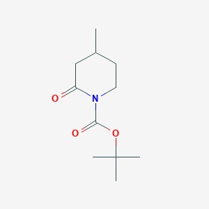molecular formula C11H19NO3 B8258267 Tert-butyl 4-methyl-2-oxopiperidine-1-carboxylate 