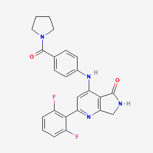 molecular formula C24H20F2N4O2 B8258286 Tyk2-IN-12 