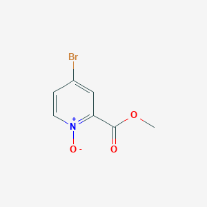 4-Bromo-2-(methoxycarbonyl)pyridine 1-oxide