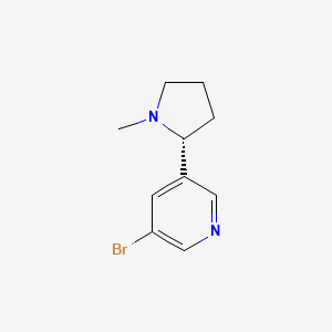 3-bromo-5-[(2R)-1-methylpyrrolidin-2-yl]pyridine