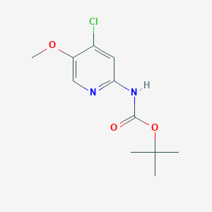 tert-Butyl (4-chloro-5-methoxypyridin-2-yl)carbamate