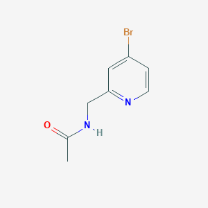 molecular formula C8H9BrN2O B8258463 N-((4-Bromopyridin-2-yl)methyl)acetamide 
