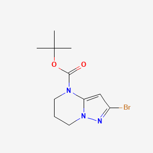 tert-Butyl 2-bromo-6,7-dihydropyrazolo[1,5-a]pyrimidine-4(5H)-carboxylate