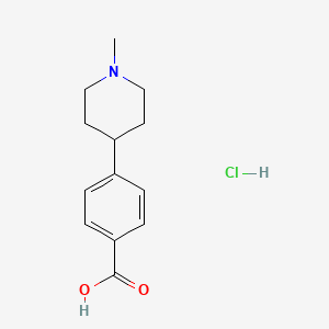 4-(1-Methylpiperidin-4-yl)benzoic acid hydrochloride