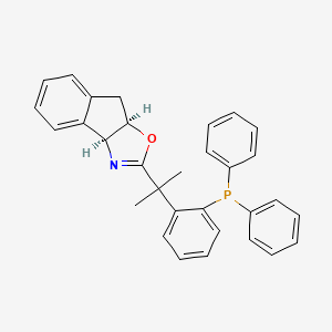 (3aS,8aR)-2-(2-(2-(Diphenylphosphino)phenyl)propan-2-yl)-8,8a-dihydro-3aH-indeno[1,2-d]oxazole