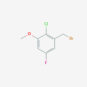 molecular formula C8H7BrClFO B8258728 CID 131287535 