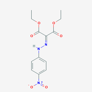 molecular formula C13H15N3O6 B082589 Diethyl [2-(4-nitrophenyl)hydrazinylidene]propanedioate CAS No. 13631-84-0