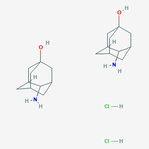 molecular formula C20H36Cl2N2O2 B8258948 Cis-4-aminoadamantan-1-ol hydrochloride 