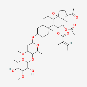 molecular formula C42H64O14 B8258989 Tenacissoside G 