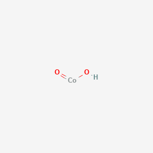 molecular formula CoHO2 B082593 Cobalt hydroxide oxide CAS No. 12016-80-7