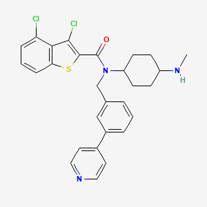 molecular formula C28H27Cl2N3OS B8259371 SAG Analog (cis-isomer) 