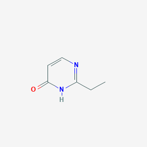 molecular formula C6H8N2O B082595 2-ethyl-3H-pyrimidin-4-one CAS No. 14331-50-1