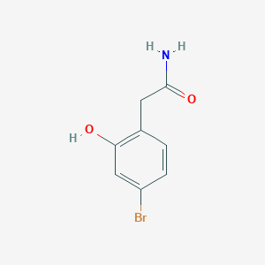 molecular formula C8H8BrNO2 B8259507 2-(4-Bromo-2-hydroxyphenyl)acetamide 