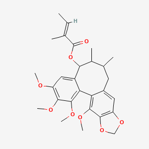 molecular formula C28H34O8 B8260108 Tigloylgomisin O 