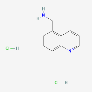 molecular formula C10H12Cl2N2 B8260135 Quinolin-5-ylmethanamine;dihydrochloride 