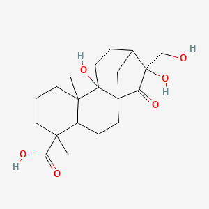 molecular formula C20H30O6 B8260304 Pterisolic acid F 