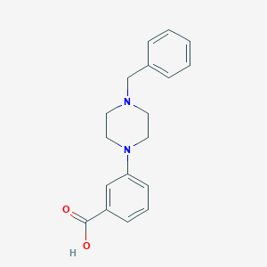 molecular formula C18H20N2O2 B082606 3-(4-benzylpiperazin-1-yl)benzoic Acid CAS No. 247117-97-1