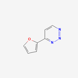 molecular formula C7H5N3O B8260832 Furyl triazine 
