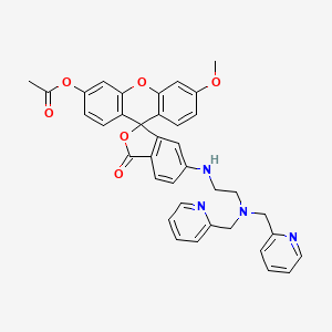 molecular formula C37H32N4O6 B8260952 ZnAF-2 DA 