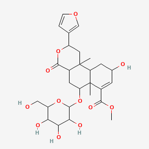 molecular formula C27H36O12 B8261184 Borapetoside B 
