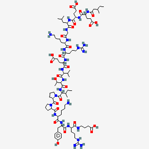 molecular formula C91H152N24O26 B8261199 Ac-Asp-Pro-Met-Ser-Ser-Thr-Tyr-Ile-Glu-Glu-Leu-Gly-Lys-Arg-Glu-Val-Thr-Ile-Pro-Pro-Lys-Tyr-Arg-Glu-Leu-Leu-Ala-NH2 