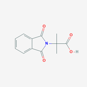 molecular formula C12H11NO4 B082613 2-(1,3-Dioxo-1,3-dihydro-2h-isoindol-2-yl)-2-methylpropanoic acid CAS No. 14463-79-7