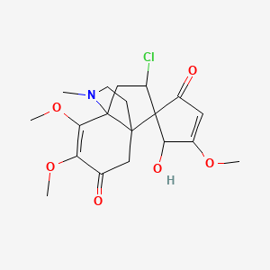 molecular formula C19H24ClNO6 B8261344 Acutumine 