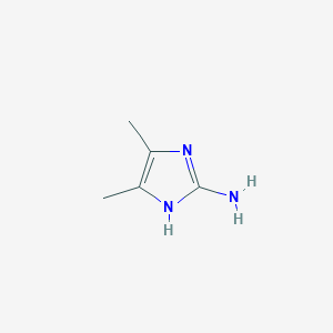 molecular formula C5H9N3 B082614 4,5-Dimethyl-1H-imidazol-2-amine CAS No. 13805-21-5