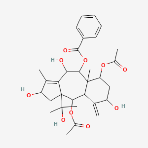 9-Deacetyl-9-benzoyl-10-debenzoyltaxchinin A