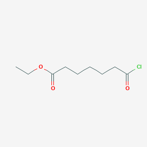 molecular formula C9H15ClO3 B082615 Ethyl 6-(Chloroformyl)hexanoate CAS No. 14794-32-2
