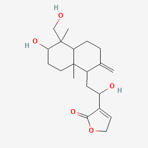 molecular formula C20H30O5 B8261516 14-deoxy-12-hydroxyandrographolide 