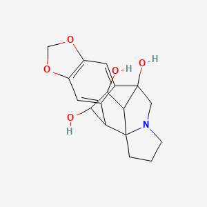molecular formula C17H19NO5 B8261562 Cephalocyclidin A 