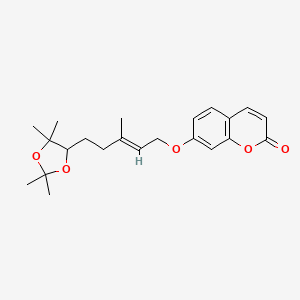 molecular formula C22H28O5 B8261575 Marmin acetonide 