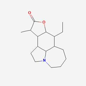 10-Ethyl-14-methyl-12-oxa-4-azatetracyclo[7.6.1.04,16.011,15]hexadecan-13-one