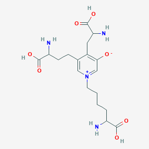 4-(2-Amino-2-carboxyethyl)-1-(5-amino-5-carboxypentyl)-5-(3-amino-3-carboxypropyl)pyridin-1-ium-3-olate