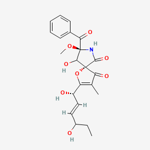 molecular formula C22H25NO8 B8261687 Pseurotin D 
