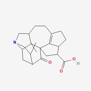 molecular formula C22H29NO3 B8261729 Daphnilongeranin C 