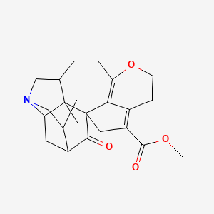 molecular formula C23H29NO4 B8261932 Daphnilongeranin A 