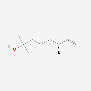 molecular formula C10H20O B8261944 (6r)-2,6-Dimethyloct-7-en-2-ol 