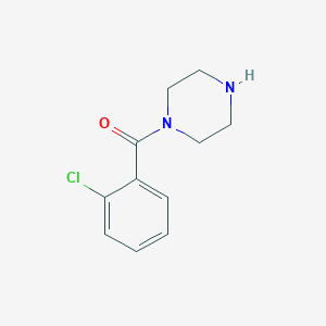 molecular formula C11H13ClN2O B082620 (2-Chlorophenyl)(piperazin-1-yl)methanone CAS No. 13754-45-5